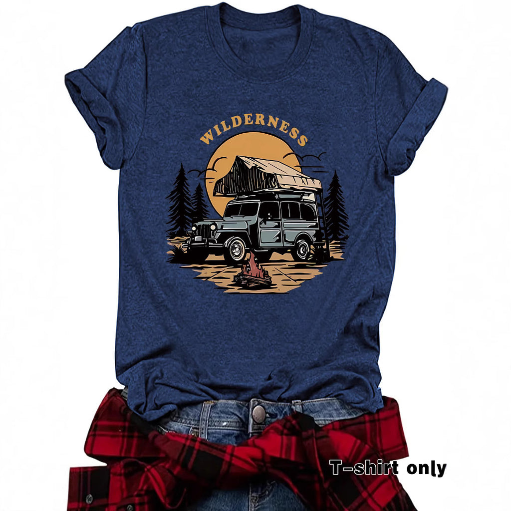 Short sleeved WILDERNESS camping vehicle