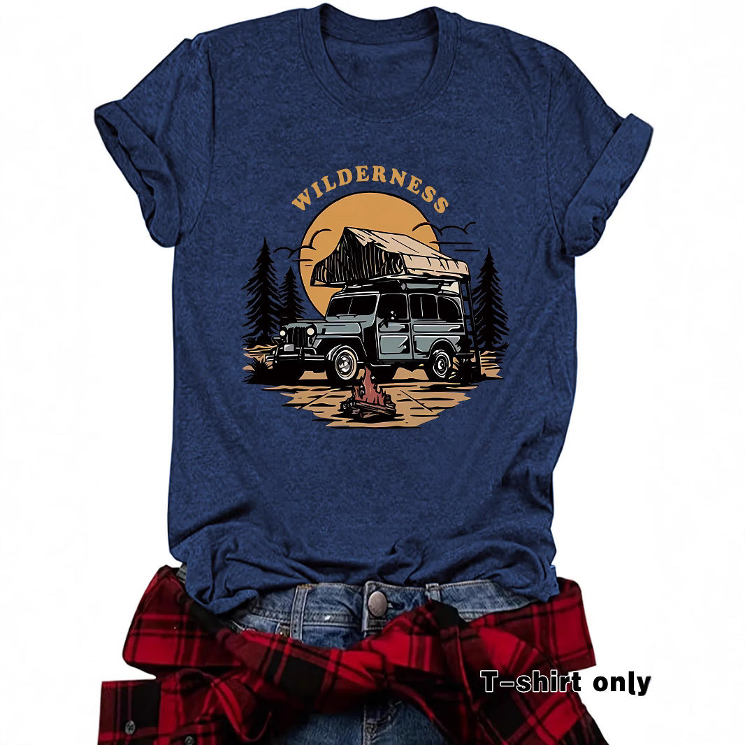 Short sleeved WILDERNESS camping vehicle