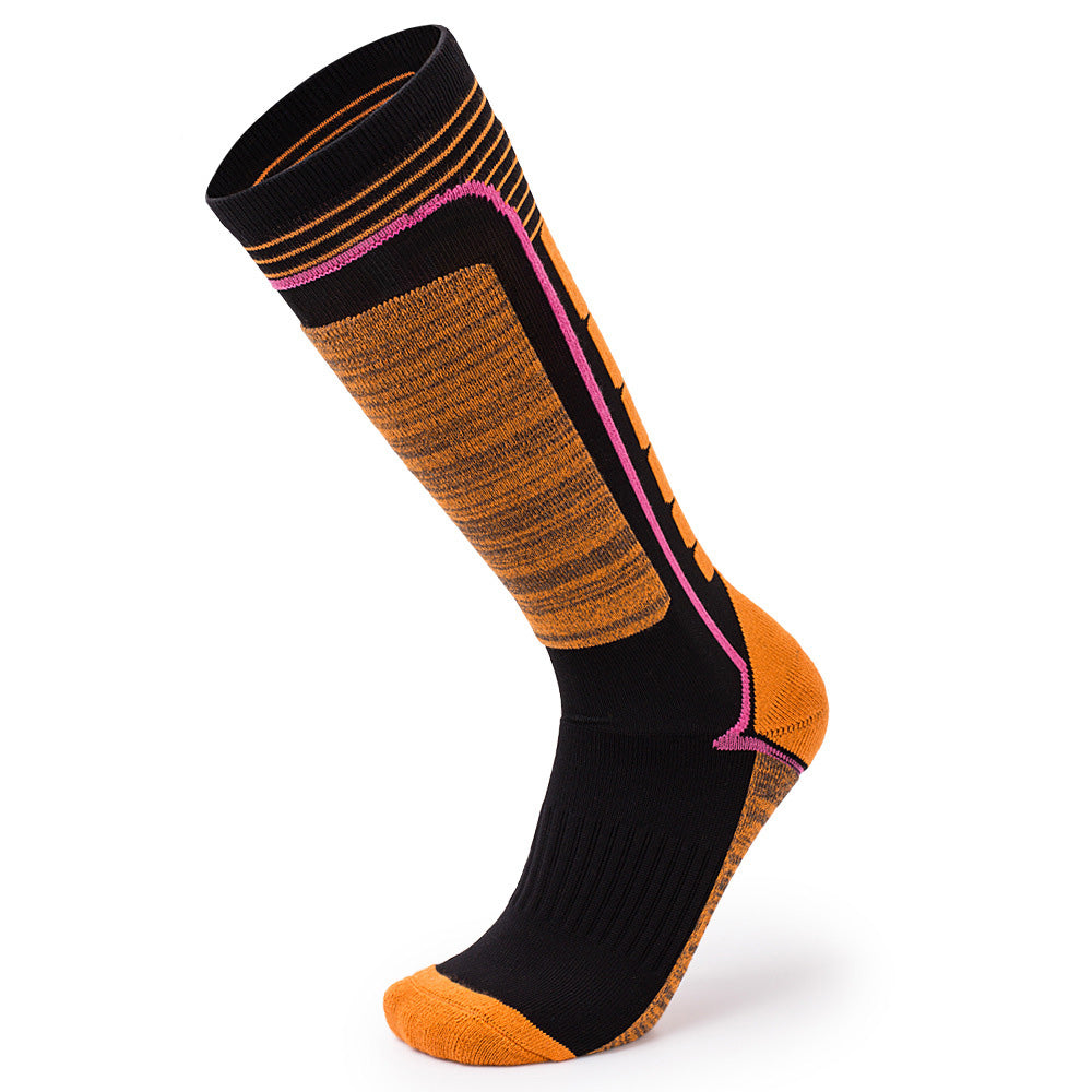 New Parent-Child Long Tube Warm Ski Socks Outdoor Hiking Socks Children's Thickened Hiking Socks