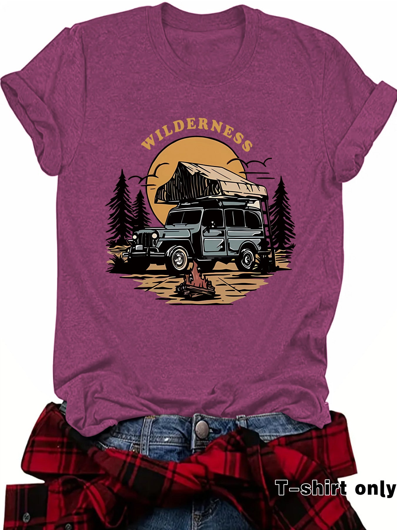 Short sleeved WILDERNESS camping vehicle