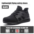 Summer Indestructible Work Shoes Men Steel Toe Air Safety Boots Anti-smashing Men Construction Boots Safety Work