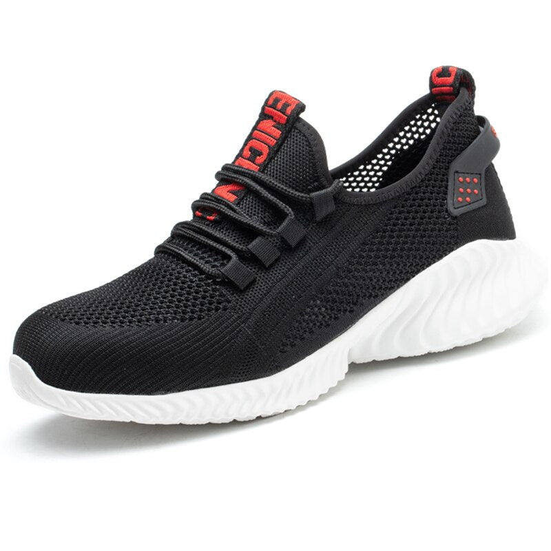 Safety Shoes Men Women Steel Toe Boots Indestructible Work Shoes Light Breathable Work Sneakers Men Protective Shoes Boots