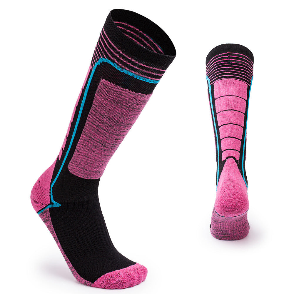 New Parent-Child Long Tube Warm Ski Socks Outdoor Hiking Socks Children's Thickened Hiking Socks
