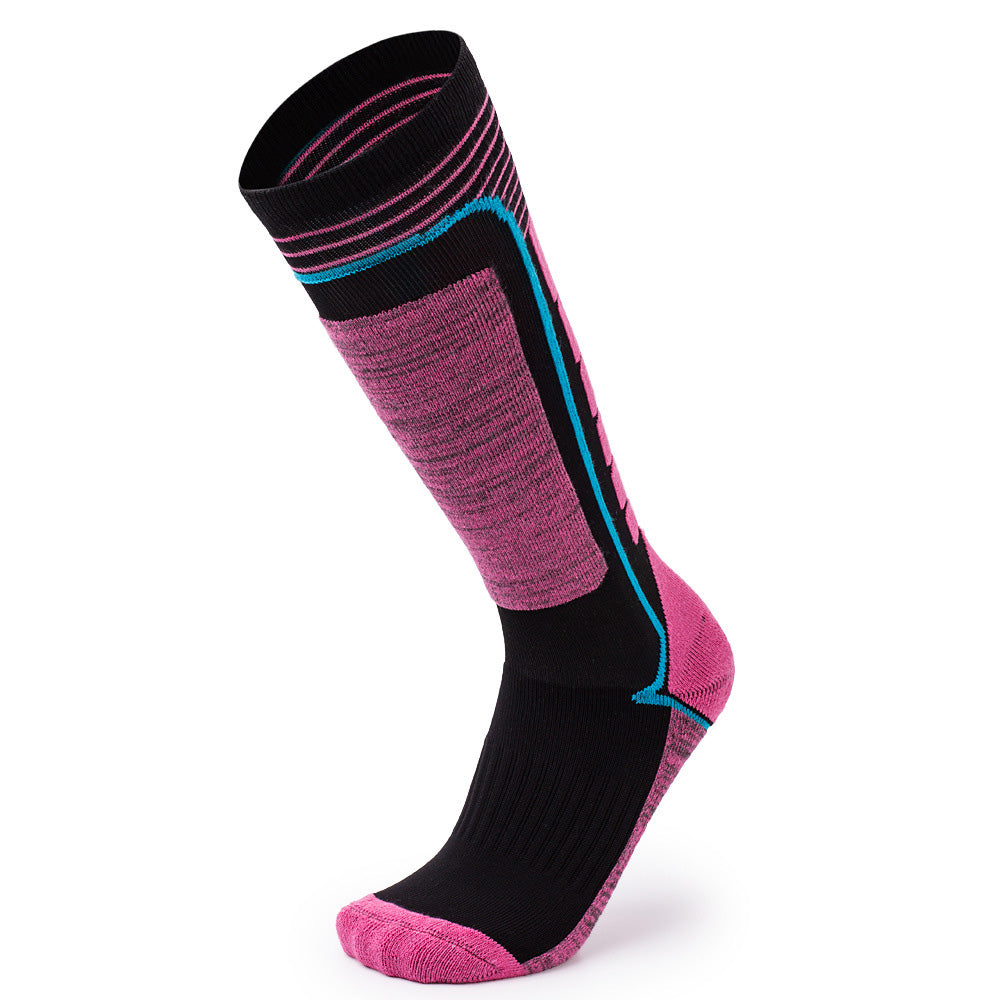 New Parent-Child Long Tube Warm Ski Socks Outdoor Hiking Socks Children's Thickened Hiking Socks