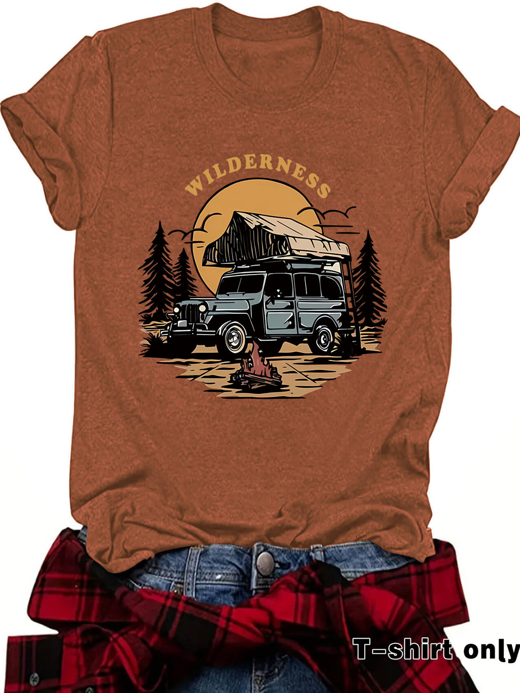 Short sleeved WILDERNESS camping vehicle