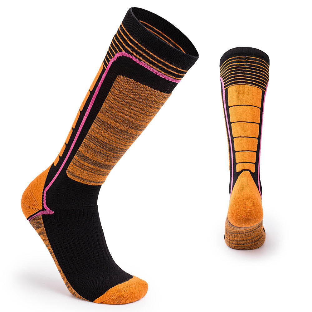 New Parent-Child Long Tube Warm Ski Socks Outdoor Hiking Socks Children's Thickened Hiking Socks