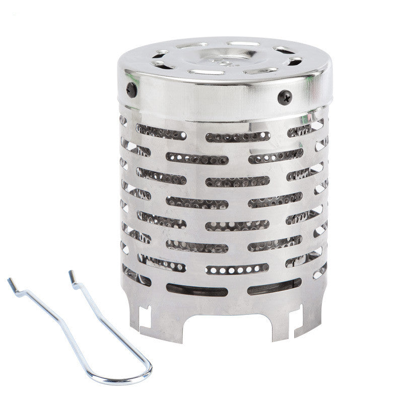 Outdoor Mini Heating Cover Stove Tent Heater Equipment Camping Portable Autumn And Winter Stainless Steel Heating Heating Cover