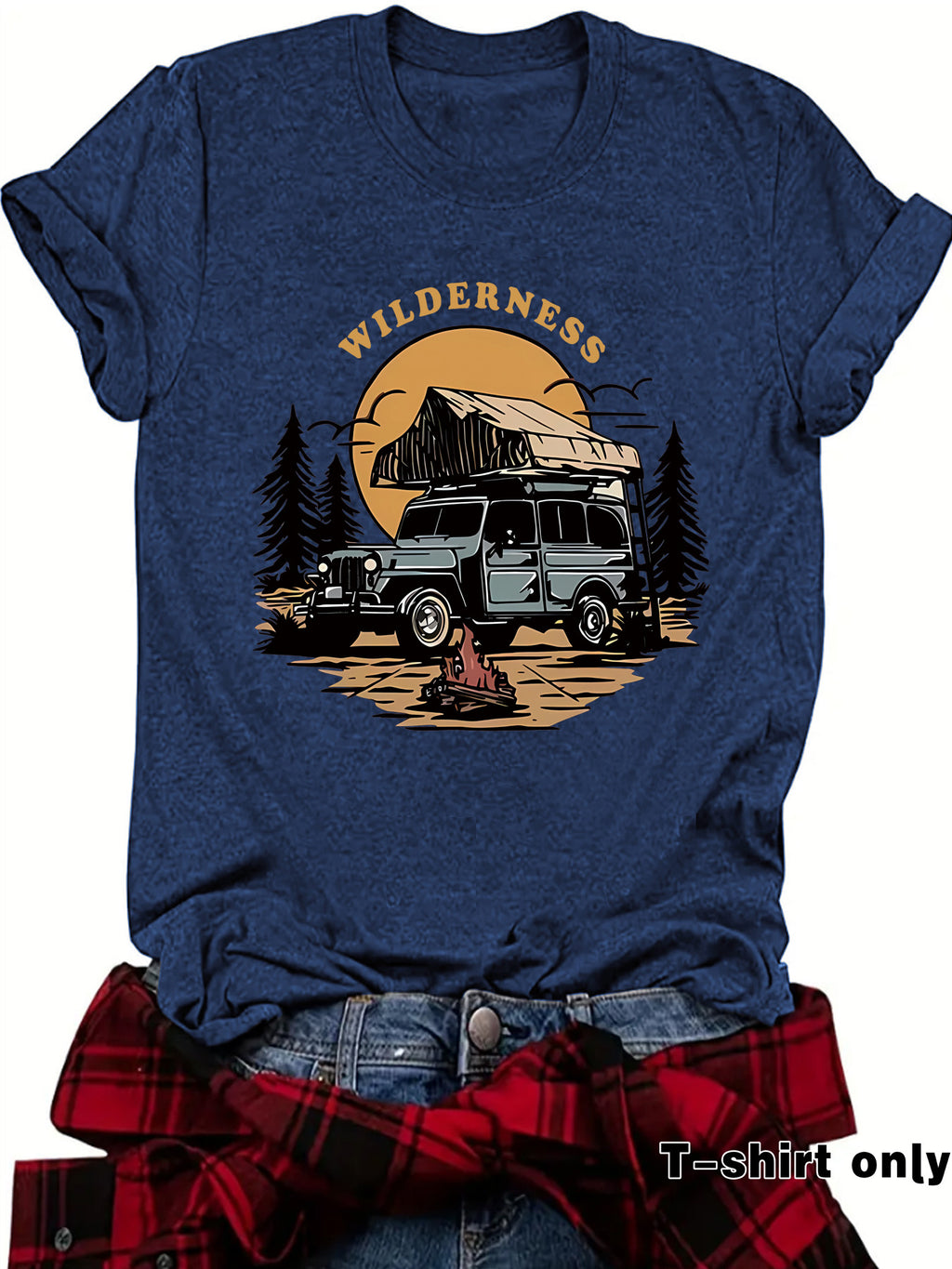 Short sleeved WILDERNESS camping vehicle