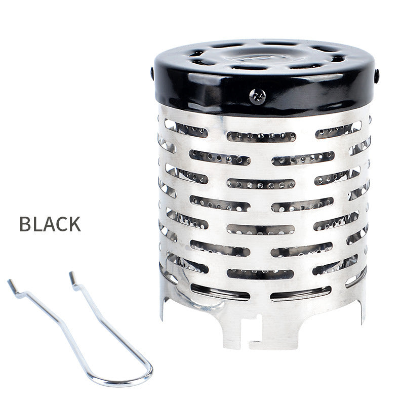 Outdoor Mini Heating Cover Stove Tent Heater Equipment Camping Portable Autumn And Winter Stainless Steel Heating Heating Cover