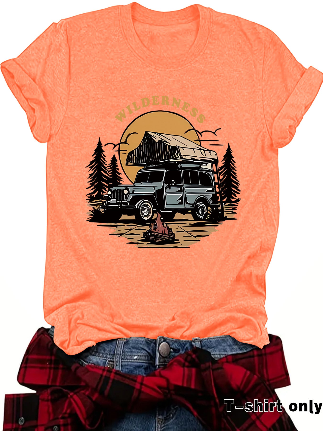 Short sleeved WILDERNESS camping vehicle