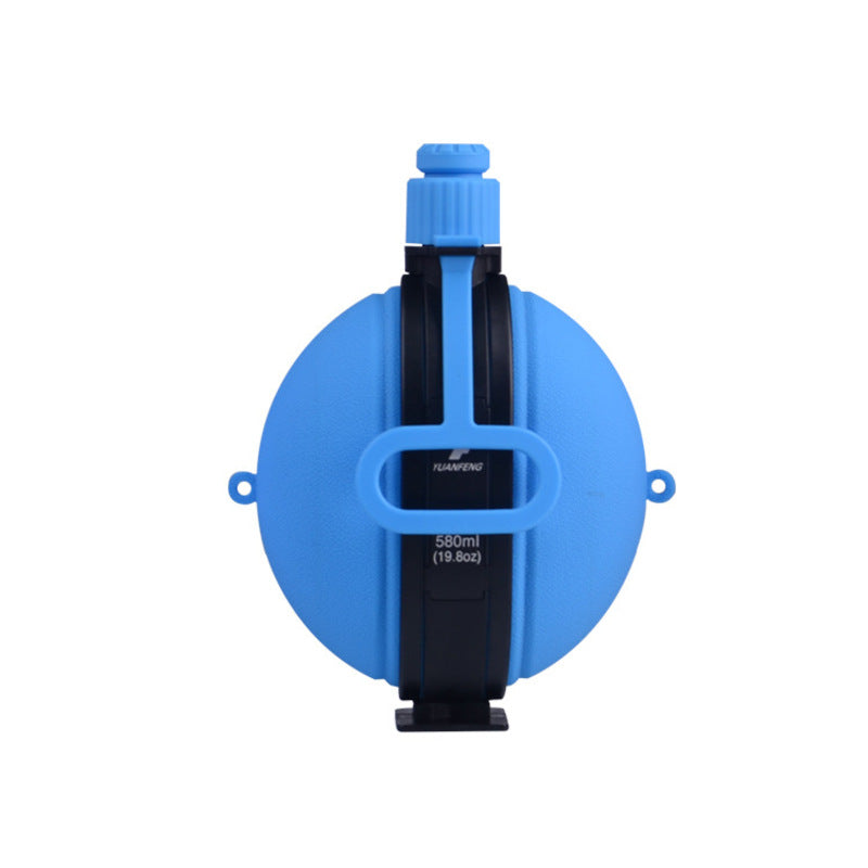 Silicone Folding Water Bottle Manufacturer Outdoor Portable Sports Water Bottle Fitness Hiking Water Bottle 580Ml