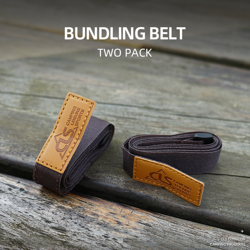 Outdoor Camping Straps With Travel Equipment Luggage Tent Canopy Storage Strapping Straps Velcro Straps 2 Packs