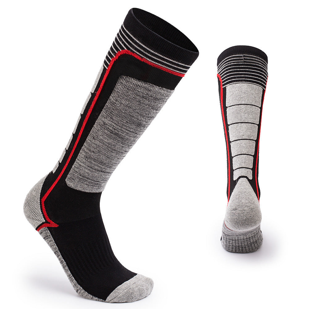 New Parent-Child Long Tube Warm Ski Socks Outdoor Hiking Socks Children's Thickened Hiking Socks
