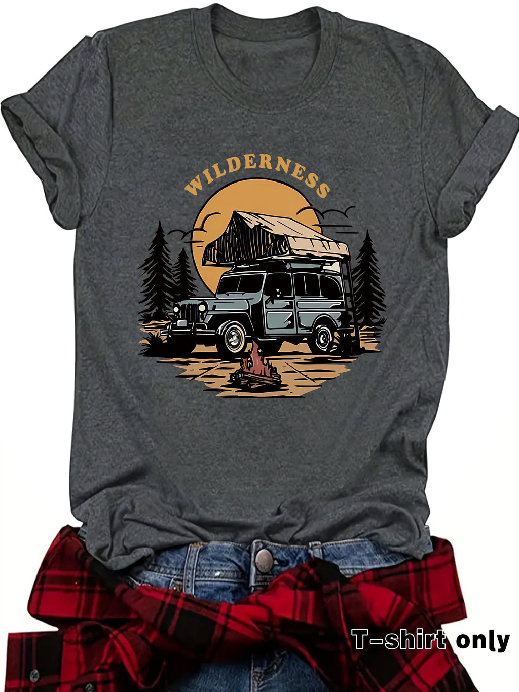 Short sleeved WILDERNESS camping vehicle