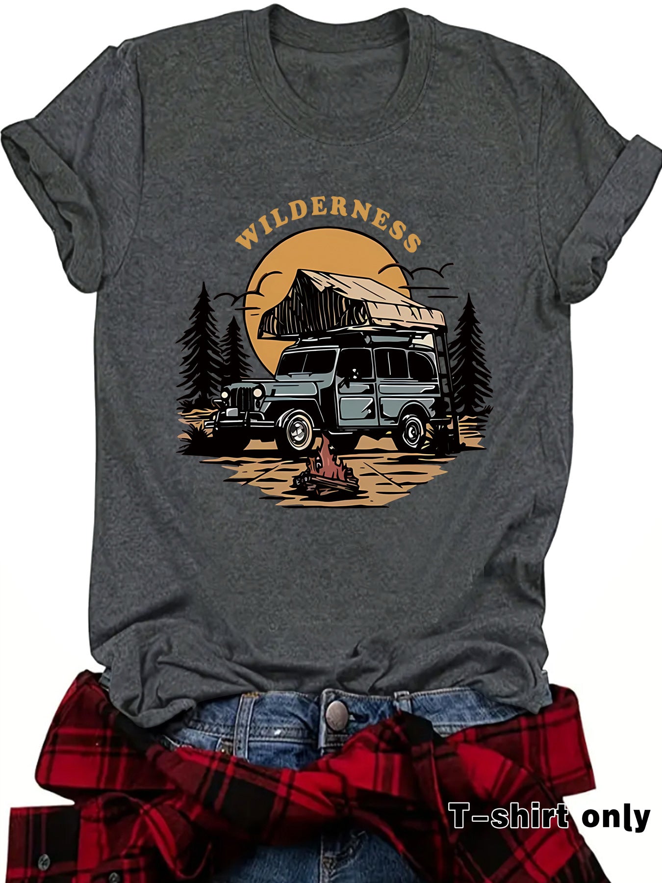 Short sleeved WILDERNESS camping vehicle